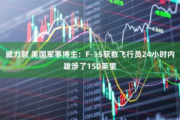 威力财 美国军事博主：F-15获救飞行员24小时内跋涉了150英里