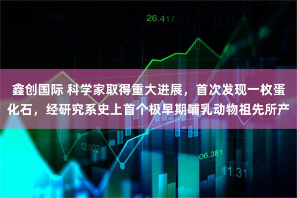 鑫创国际 科学家取得重大进展，首次发现一枚蛋化石，经研究系史上首个极早期哺乳动物祖先所产